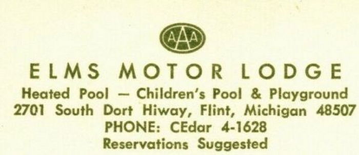America Inn (Elms Motor Lodge) - Vintage Postcard